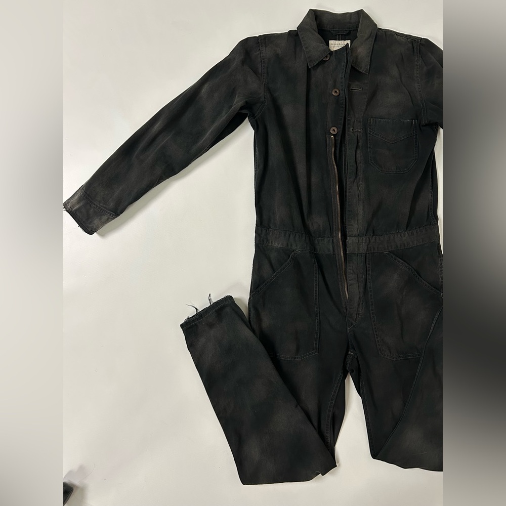 Ralph Lauren Black Jean Denim Coveralls - Picture 5 of 9